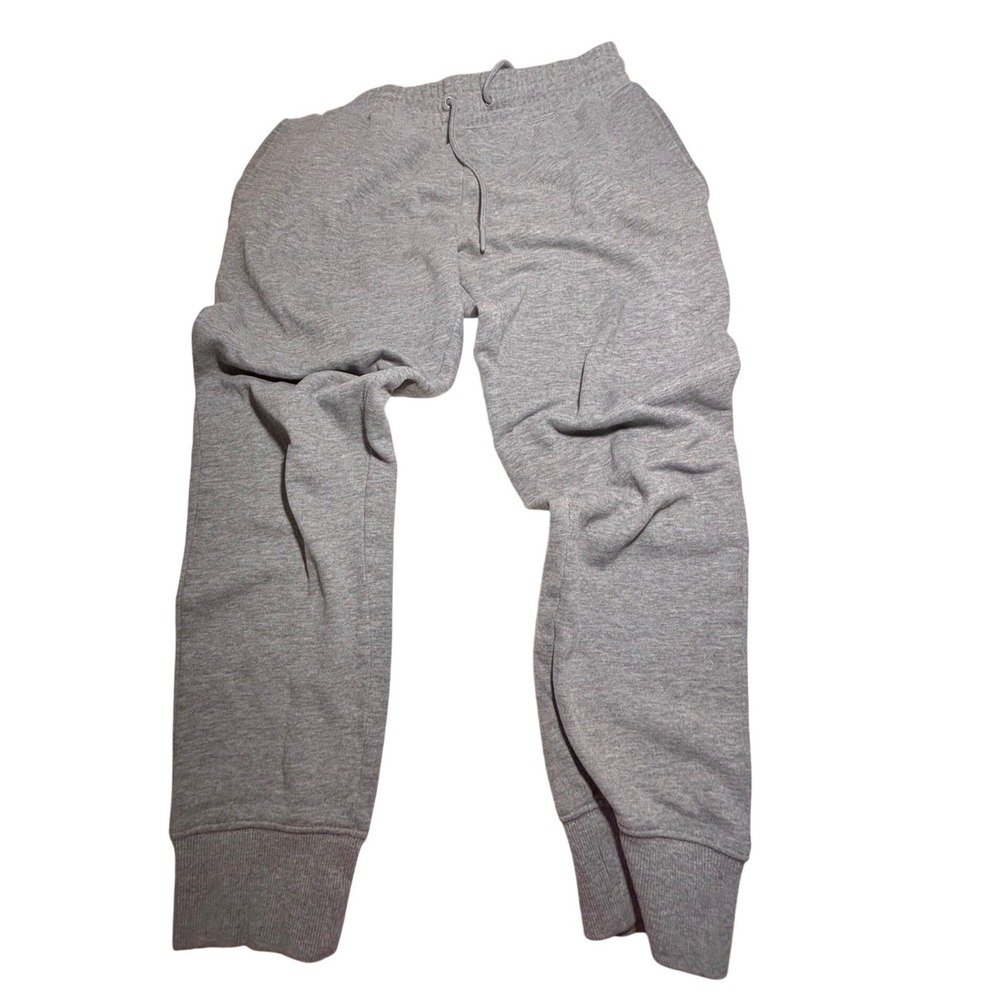Topman Mens Gray Jogger Sweatpants Size M 71U97TGRY Drawstring Fleece Cuffs